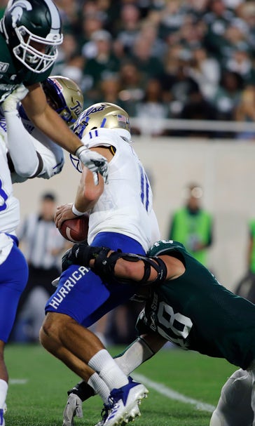 No. 18 Michigan State shuts down Tulsa in 28-7 win